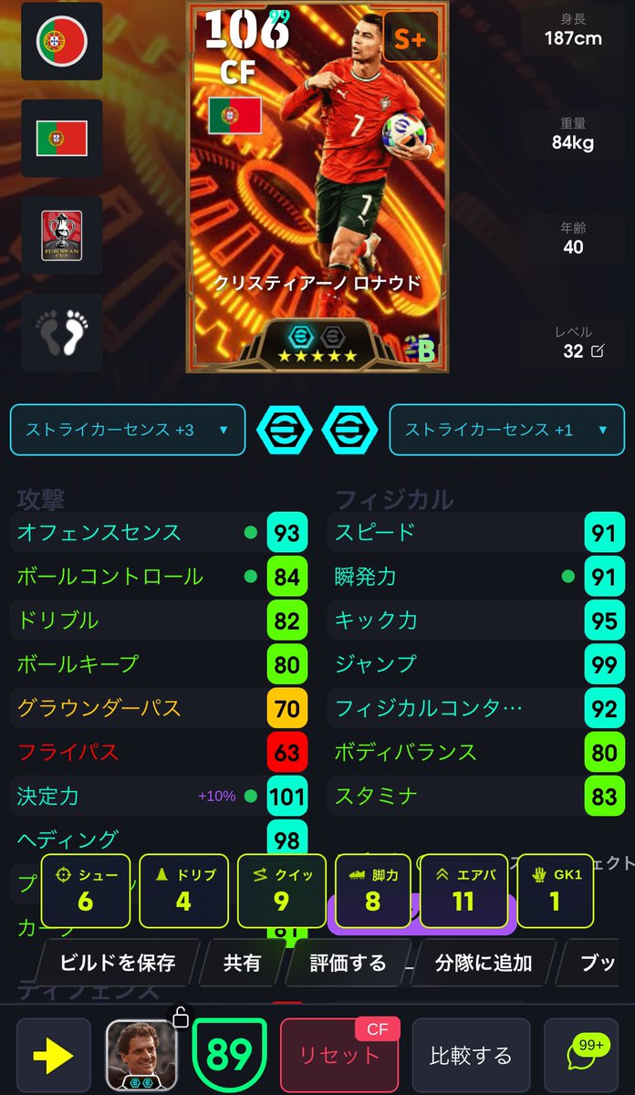 6Vhitoshi's tweet photo. 今夜ライブ配信🔥

『ヒトシの環境破壊講座』開講

第1回『戦術ロナウド』

ストライカー特化ロナウドで
Div1環境や必須級選手達を破壊します https://t.co/7qAdg4gLkW