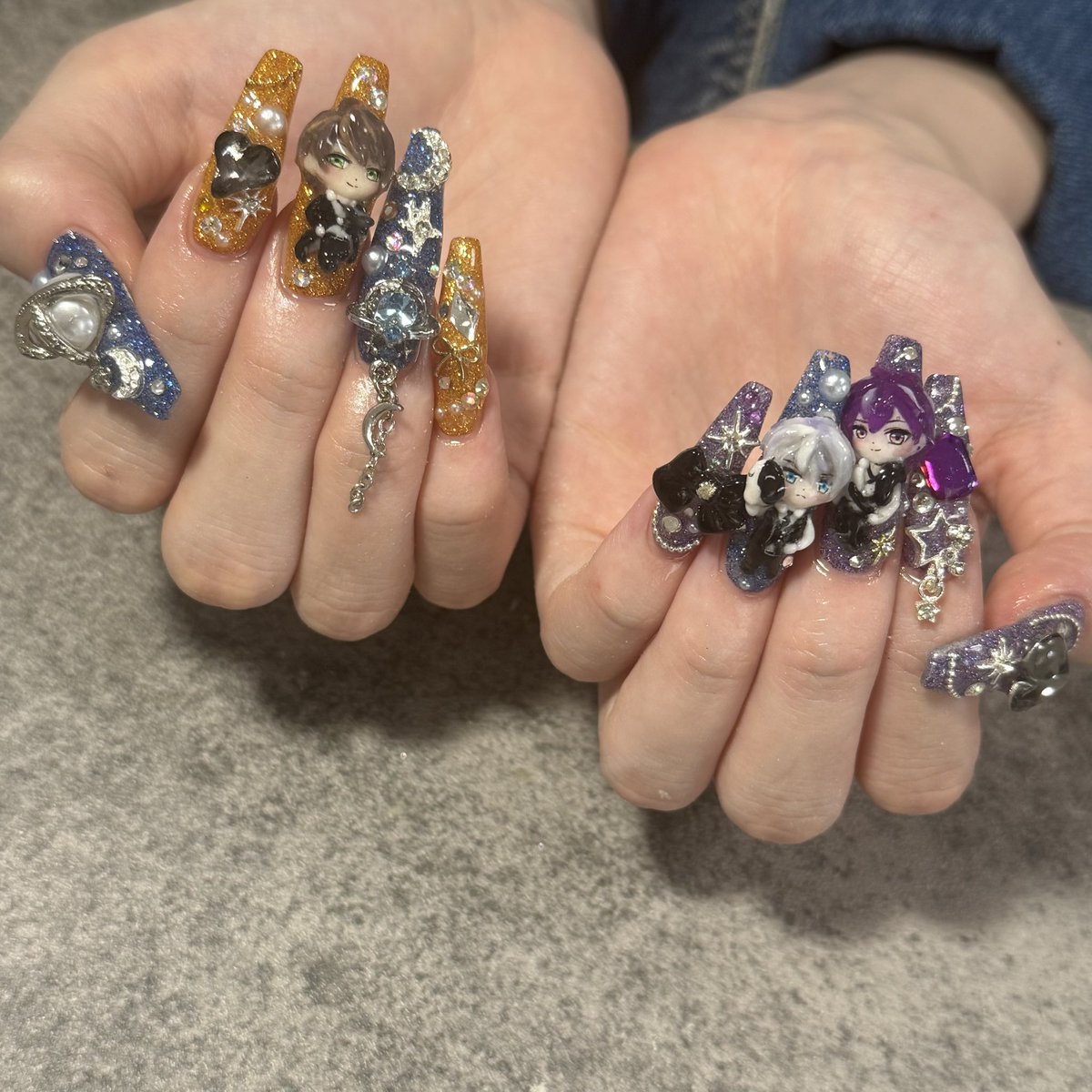 aycetm__'s tweet photo. ニューネイル
青は宇宙をモチーフに🚀🌏°.✧⚡︎ https://t.co/n0eUtciIky