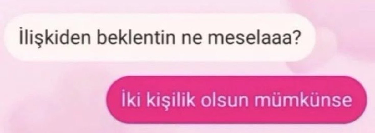 bilemiyorumabii's tweet photo. Bizim beklentilerin garibanlık https://t.co/qKW0asKW3W