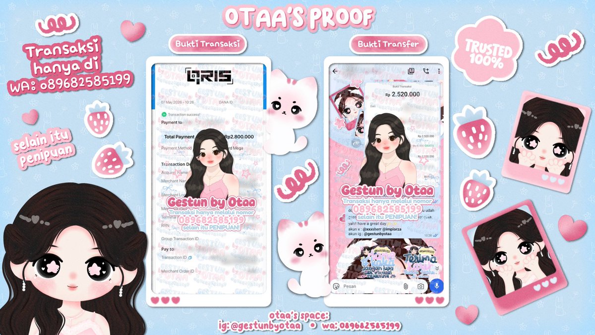 clarivyn's tweet photo. ꒰ ꣑୧ ꒱  testimoney 07 Mei 2026
alhamdulillah masup 🝮

𝝑𝝔 sp44ylater BIG NOMINAL 3JT
𝝑𝝔 CC BIG NOMINAL 2,8JT
𝝑𝝔 sp44ylater BIG NOMINAL 1JT
𝝑𝝔 sp44ylater BIG NOMINAL 1JT

꒰ ୨୧ ꒱ - - - - - - - - https://t.co/dDUXNfnqZh