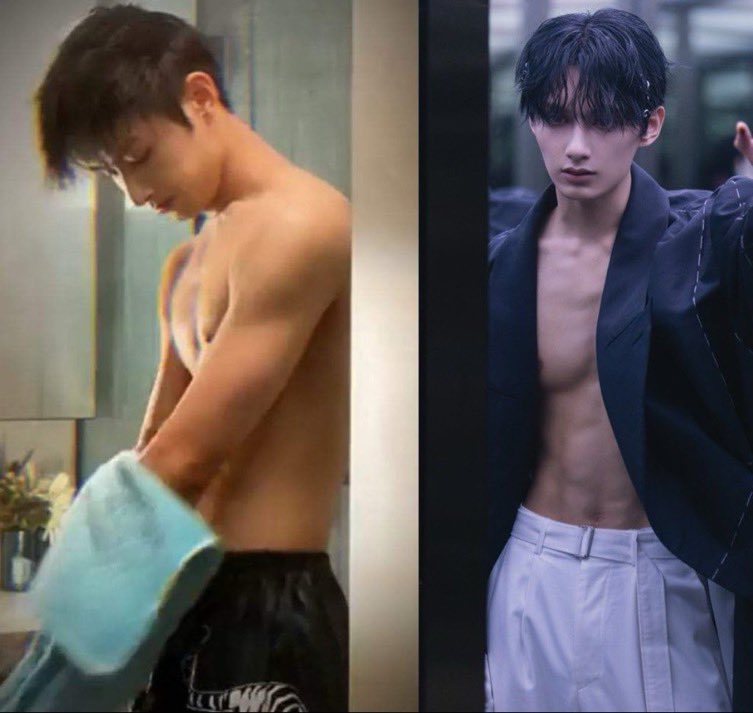 YasmeenOne's tweet photo. jun in his 20s                            jun in his 30s https://t.co/ebGaDKXZIW