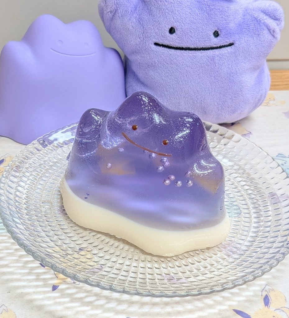 tsukimi_yashiki's tweet photo. きらきらメタモンゼリー https://t.co/OPYkBlVQsJ