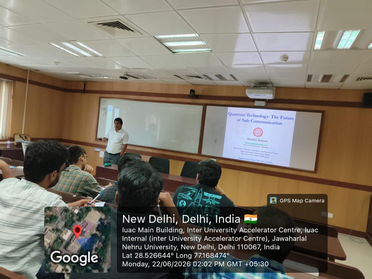 college_slc's tweet photo. Day 6 of the National Summer School was a quantum leap in learning! Participants explored quantum computing, sensing, communication and hands-on Qiskit, gearing up for tomorrow’s visit to the accelerator at IUAC. @UnivofDelhi @iitdelhi @iuac_official #QuantumScience #IUAC #NQM https://t.co/LkhwjUa9AT