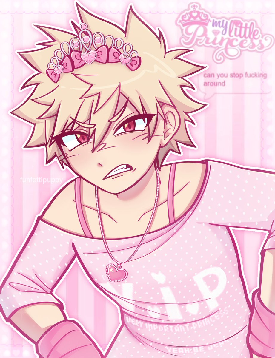 funfettipuppie's tweet photo. hello princess … 👑🎀💞 #katsukibakugou #bnha https://t.co/L3KVXMK0TT