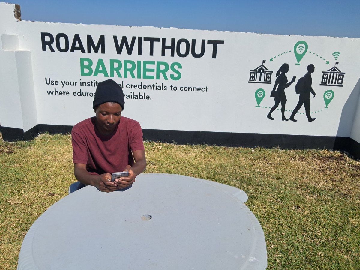 ZambiaRen's tweet photo. New look eduroam Zone where ZAMREN gets you connected to knowledge. https://t.co/SBeSaLN8MG