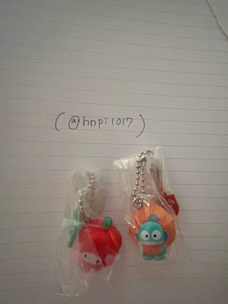 hnpi1017's tweet photo. サンリオ キャラクターズ ベジタブルビスケット&amp;チャーム 野菜 交換

【譲】マイメロディ　ハンギョドン
【求】上記以外なら何でも

郵送での交換希望です📮
お気軽にお声掛けくだい😊 https://t.co/CEd1IQz0TG