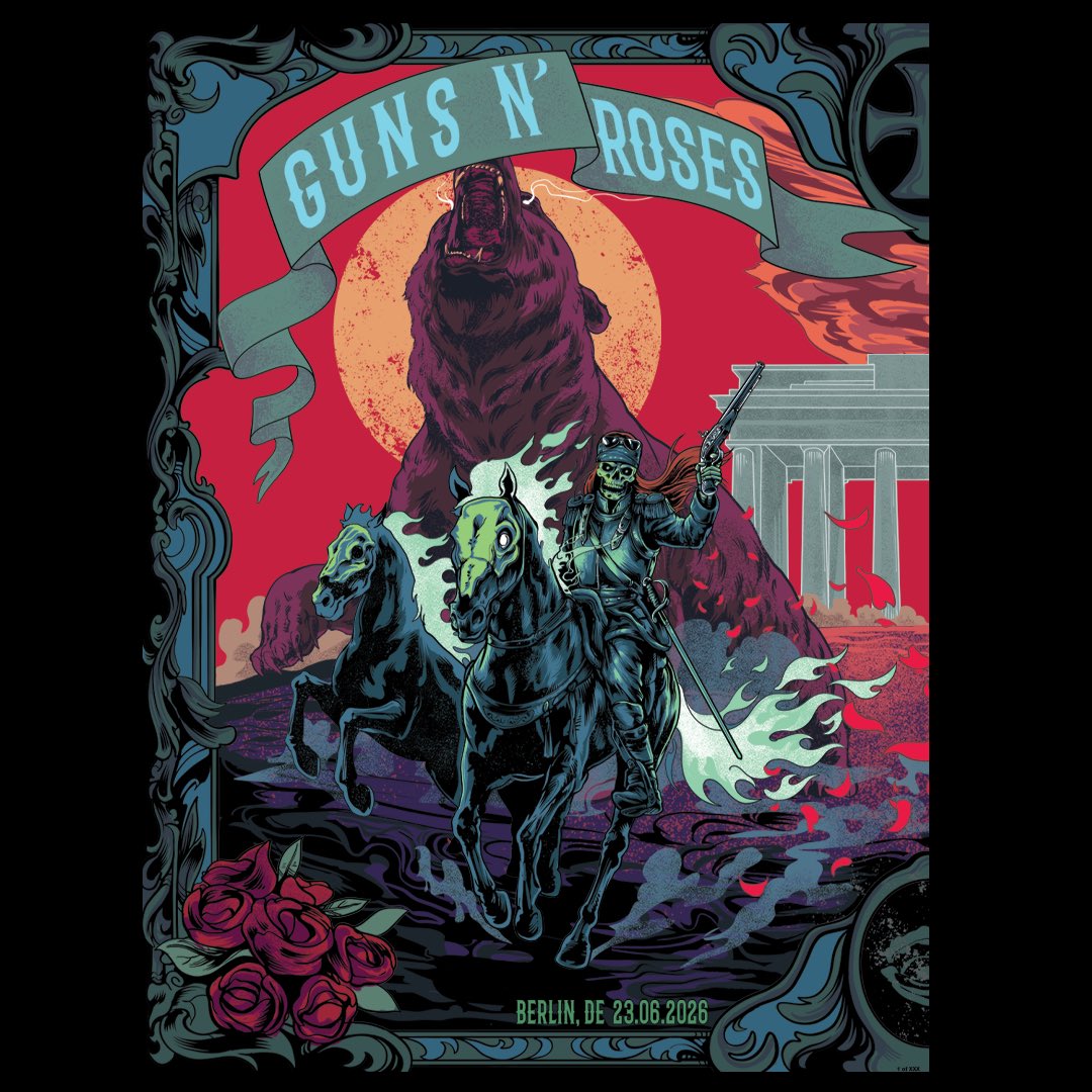 gunsnroses's tweet photo. Berlin tonight! It’s good to be back in your city after 8 years. Who’s comin’ out? 🇩🇪 https://t.co/a3LhJMLTDy