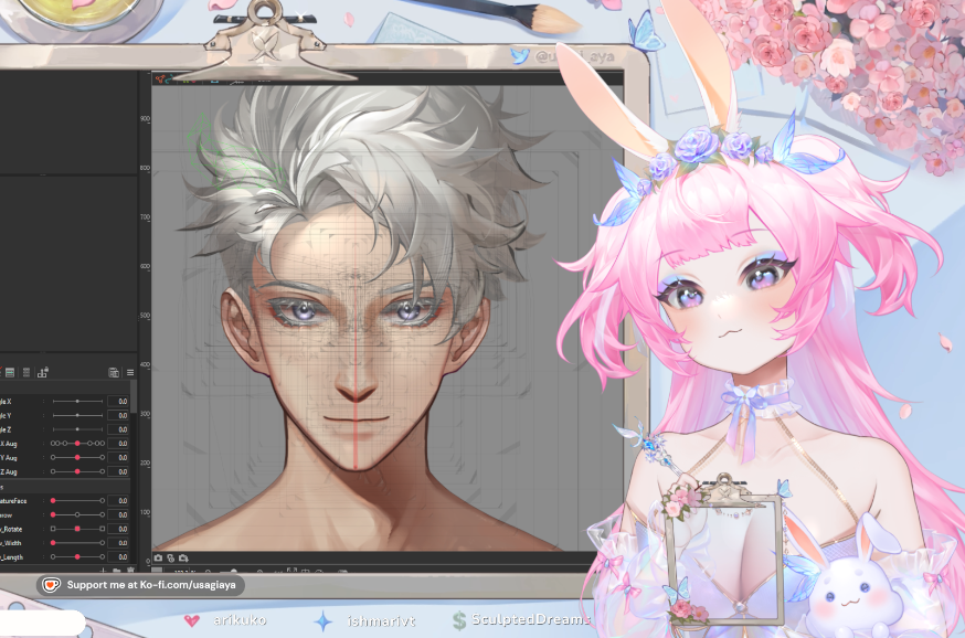 usagi_aya's tweet photo. Rigging my semireliastic customisable male vtuber model! ^^ Come join c:
https://t.co/DUcGPLHN4Z https://t.co/G78yamRxb5