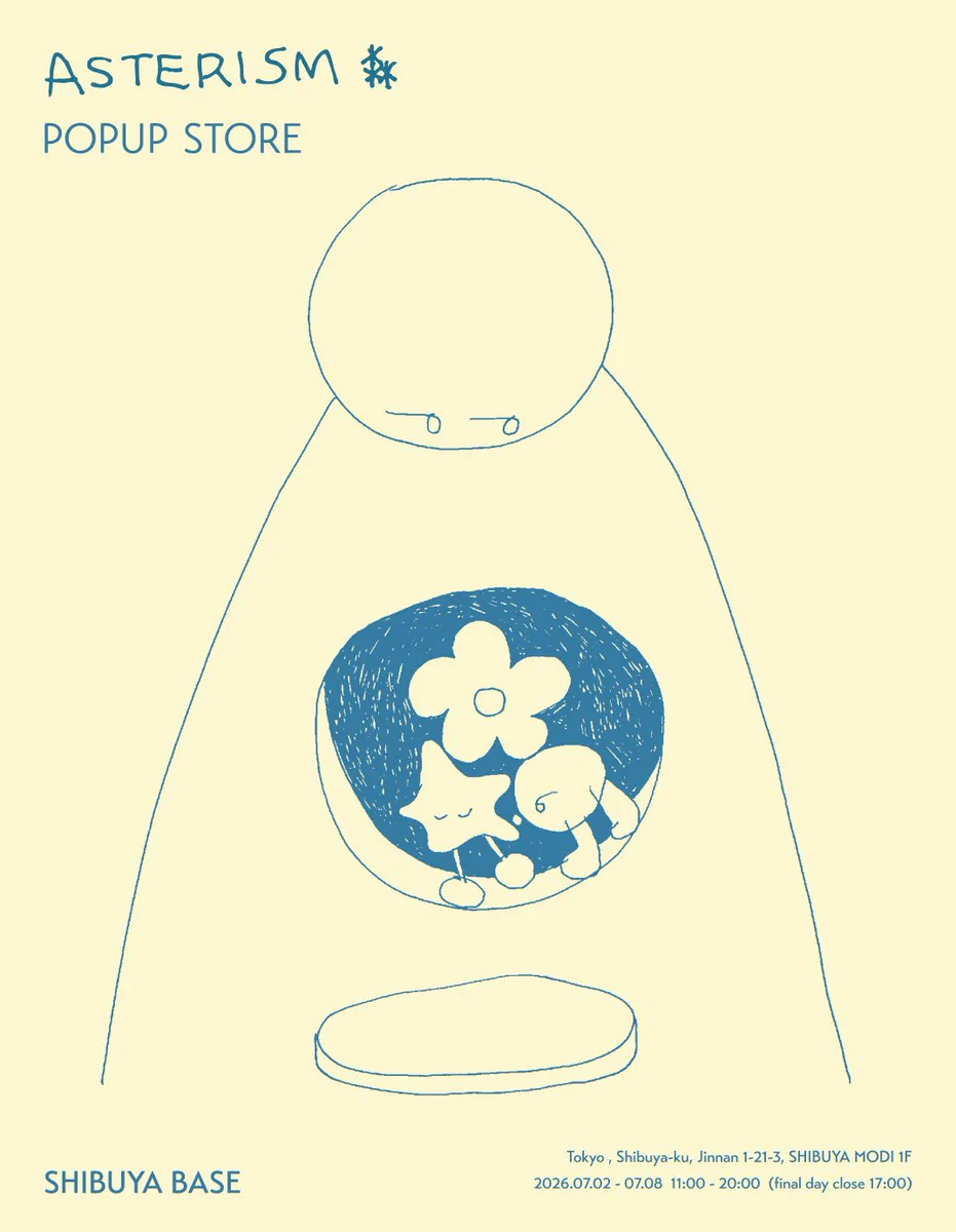 chamiso on X: "Chamiso x wakame x hankachi POPUP STORE ⁂ ポップアップも残すところあと ...