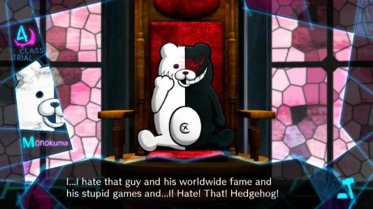 AtChiaPet's tweet photo. Love seeing Monokuma and Sonic go from enemies to frenemies https://t.co/eMQOPpWlGy