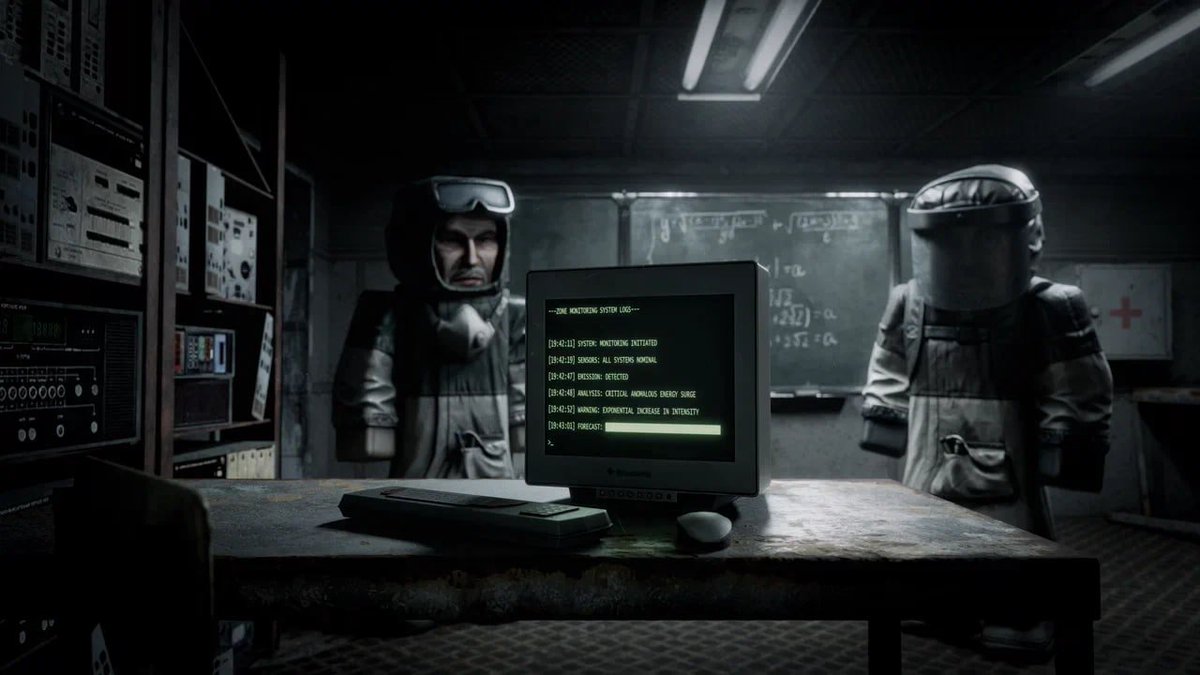 stalzone_game's tweet photo. 🗣 An unidentified signal has been detected

Scientists have been analyzing the data for two days straight, while more and more stalkers report strange activity throughout the Zone.

According to forecasts, the phenomenon will last from June 26, 05:00 (server time) to June 29, 05:00 (server time).

👀  Share your theories in the comments.