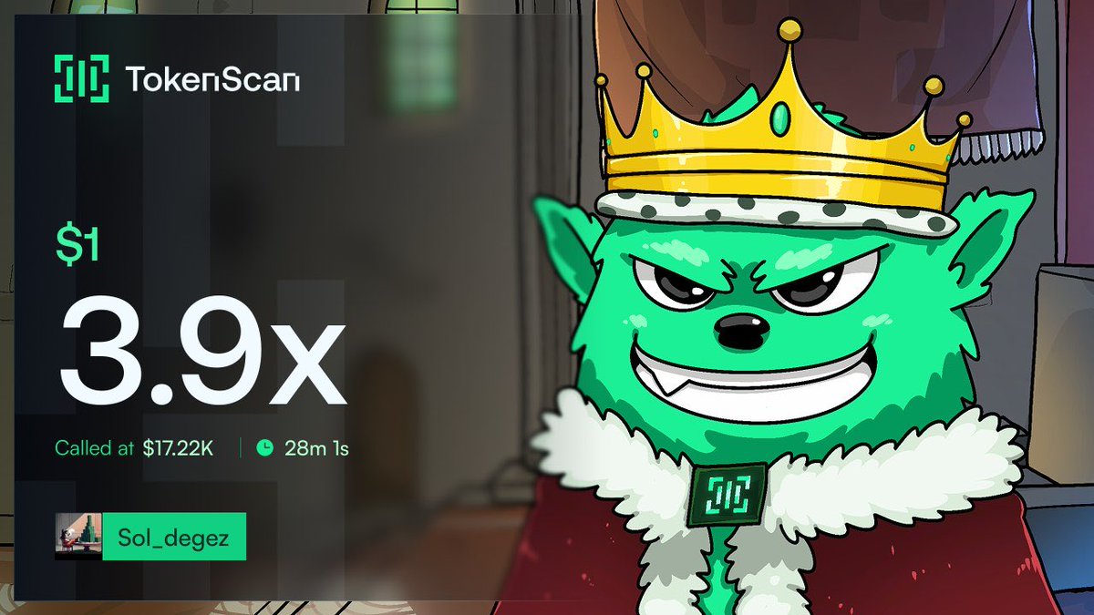 sol_dege's tweet photo. 3.9x
$1

DAfYQ9z6weP3mwybf7sU3dyn8DZHkiZ2Ypu2reTwpump https://t.co/hl4LtFMouV
