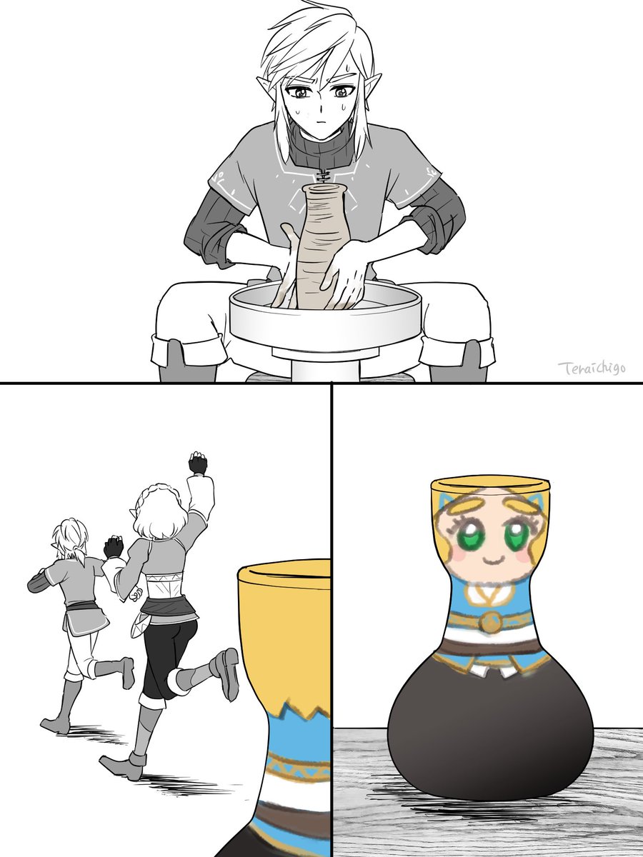 ichigobotw2's tweet photo. ろくろを回すリンクさん https://t.co/9WVH5d4YXZ