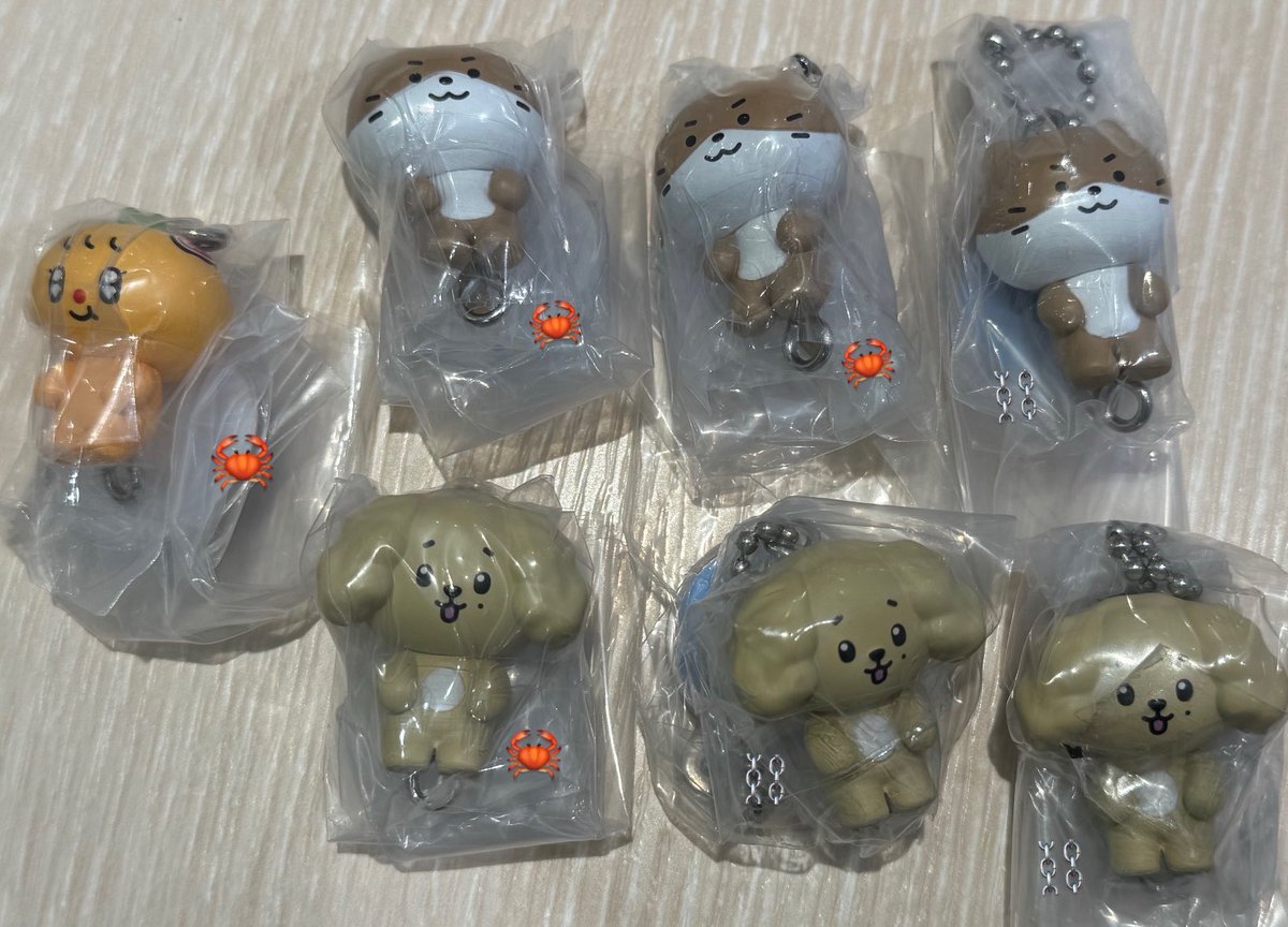 aaamgash's tweet photo. MINITEEN ガチャ 交換

譲　ドギョム🦀⛓️スングァン🦀ディノ🦀⛓️

求　ミンギュ🦀⛓️

交換可能な方お気軽にお声掛けください🙇🏻‍♀️
よろしくお願いいたします。 https://t.co/dCGUKUe9Qo