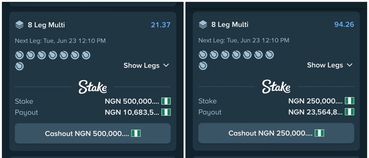 htfttipster1's tweet photo. Tennis picks 🎾 on @Stake 🔥

21+ Odds ➡️ 607813793

95+ Odds ➡️ 607819053

-REGISTER A STAKE ACCOUNT VIA LINK ➡️
https://t.co/1SkAnTN3oT

- USE PROMO CODE: HTFT https://t.co/ZuOGifaWlK