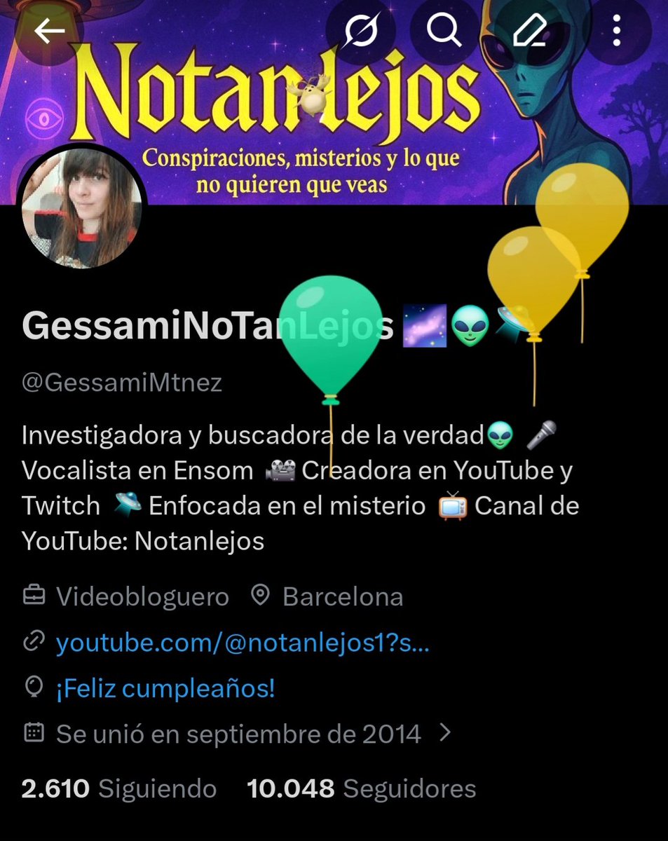 GessamiNoTanLejos 🌌👽🛸 tweet media