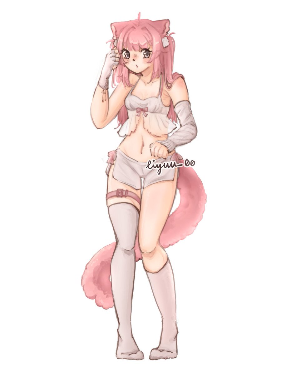 liyuu_00's tweet photo. Trying to draw faster! How long do you guys think this took? 🤍 https://t.co/V31iLDmIiE