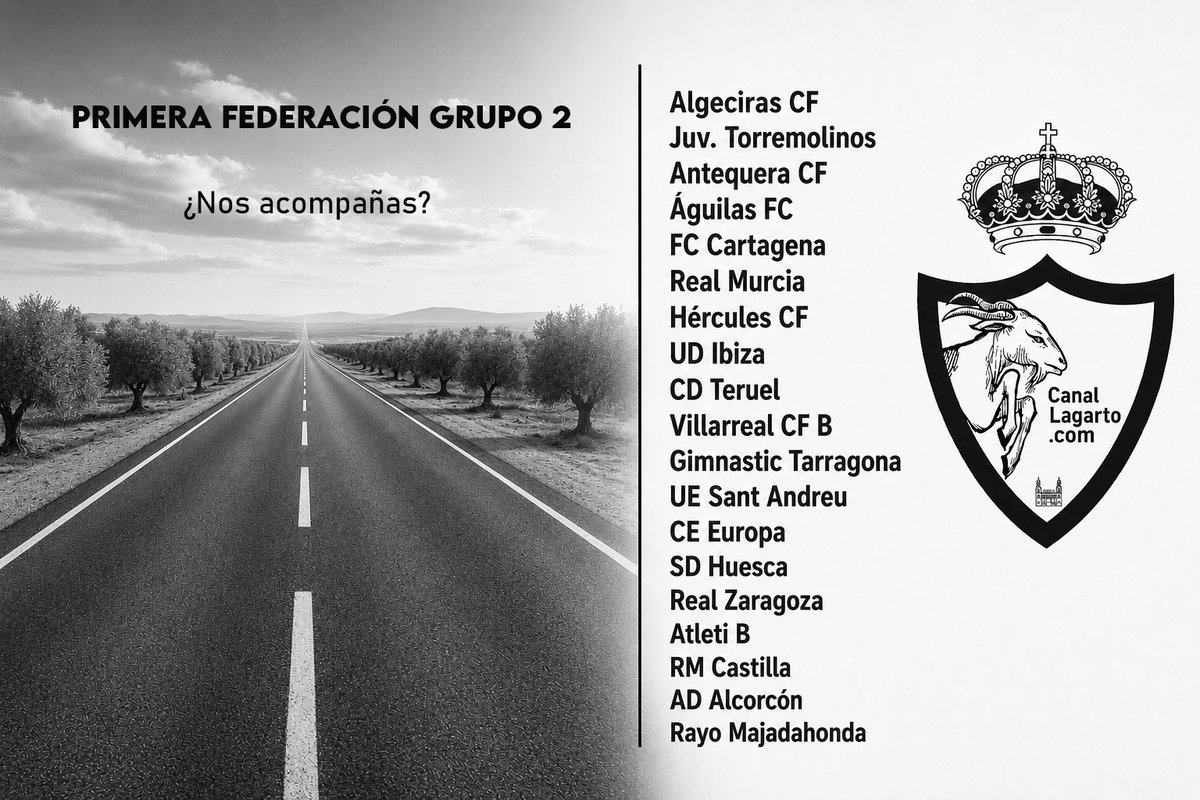 CanalLagarto's tweet photo. PRIMERA FEDERACIÓN GRUPO 2 https://t.co/l6ODVkDh44