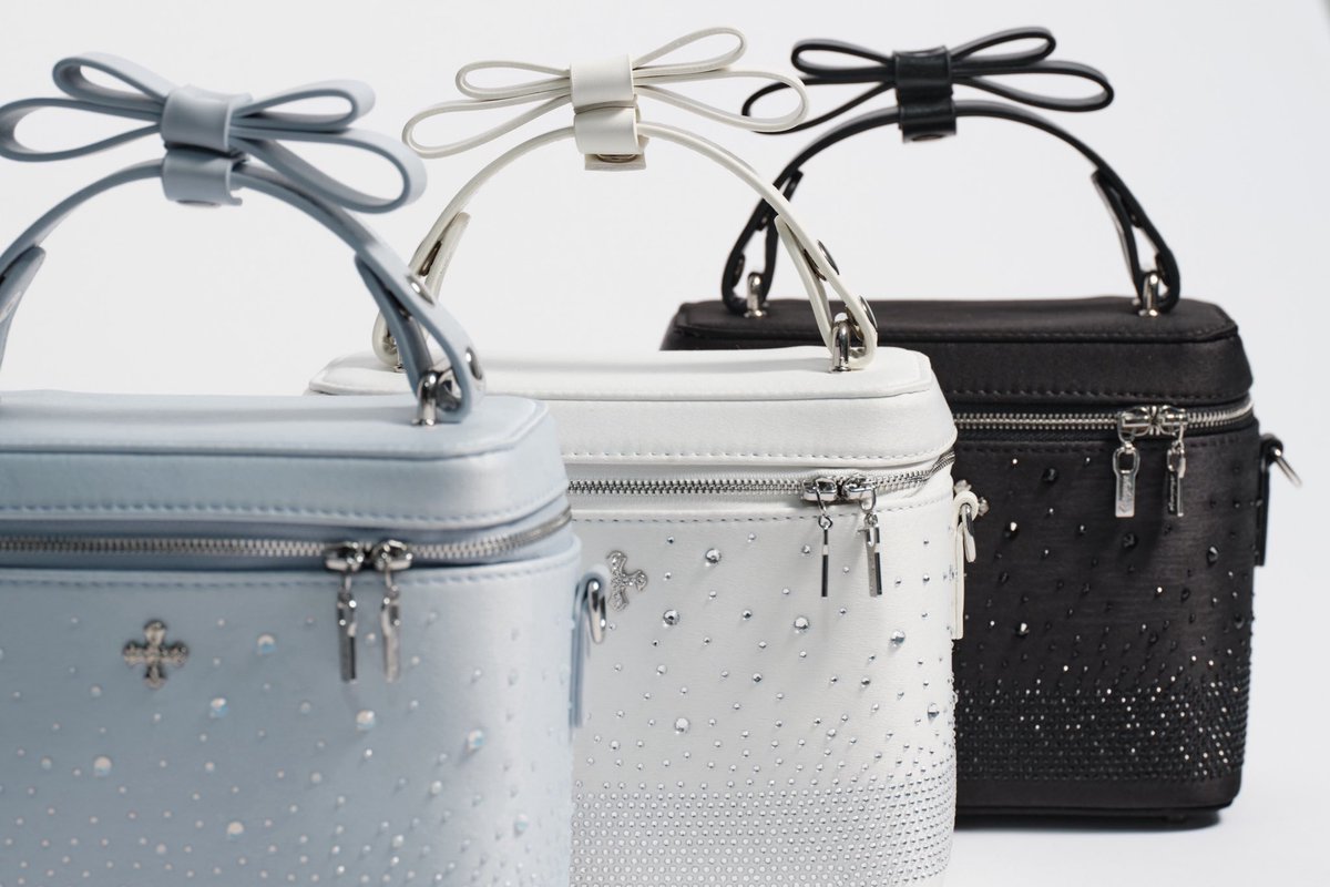 vanity petit ribbon bag アイボリー andwang