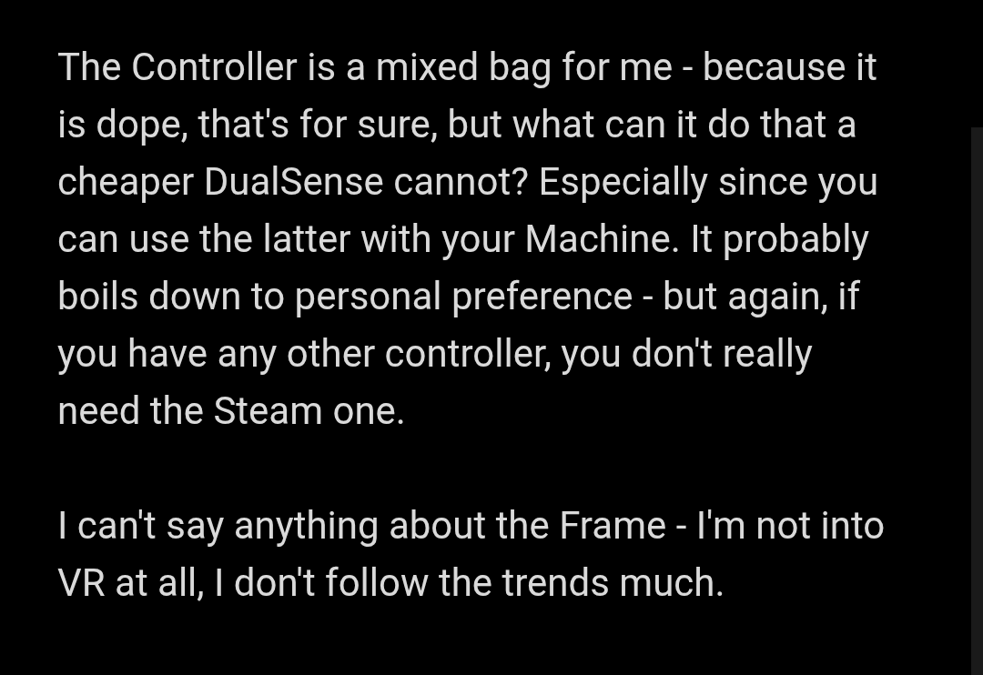 Mycelion's tweet photo. @rohanbooo I agree wholeheartedly - here are my thoughts.

tl;dr: the ecosystem that Valve wanted to create but it's in my eyes useless due to its design https://t.co/7nysTqks7B