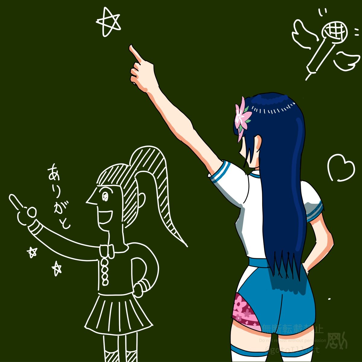 gotox1117's tweet photo. こういう絵を描けと言われた気がしたので
解釈違ってたらゴメンネ✨️
＃葵の絵
＃富士葵生誕祭2026 https://t.co/AcqDIpFOpz