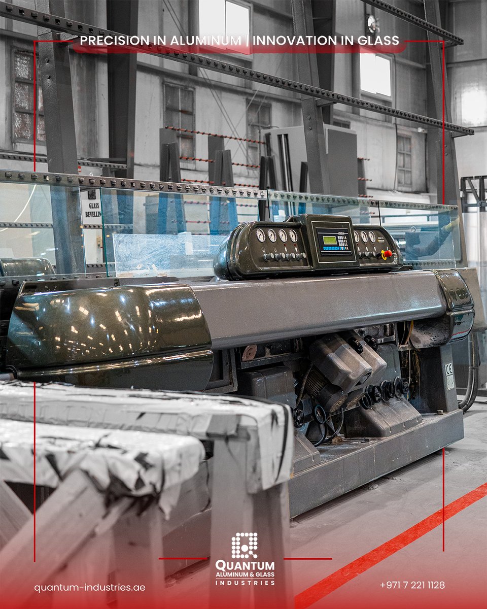 QuantumAluminum's tweet photo. Glass panels are processed through controlled beveling and edge finishing to support clean results, safer handling, and reliable project execution.
For inquiries:
info@quantum-industries.ae
#QuantumIndustries #GlassProcessing #GlassFabrication https://t.co/ek65pqLDEF