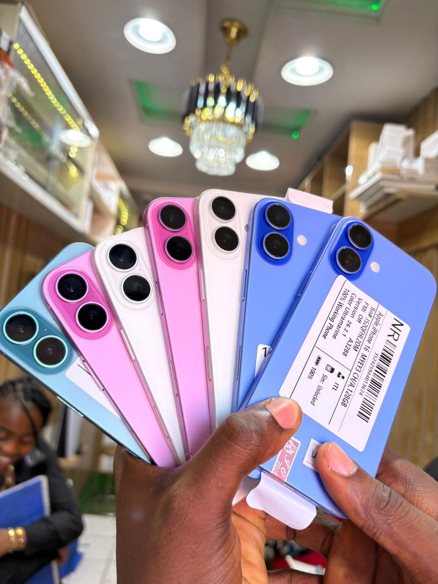 MooveRobin's tweet photo. iPhone 15pro max. ✅
256GB ✅
ESIM only  ✅
N810,000

Super clean 16 plus 128GB ✅ 
Battery 🔋 health 95%
Cc 335 
N850,000

Open box iPhone 17 pro max ✅ 
256 GB ✅
Physical SIM/ESIM ✅ 
Cc 83% ✅
Battery health 100% ✅

UK used 🇬🇧 iPhone 16
128GB - 850,000
256GB-  930,000 https://t.co/NqNCUlaMRp