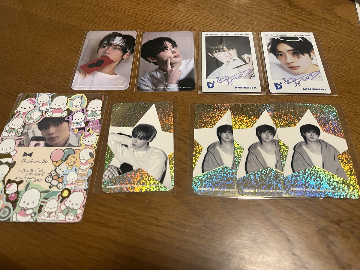 a4em_bo's tweet photo. ALPHA DRIVE ONE EUPHORIA STAR ROAD D'ICON MINI POP-UP  DICON ALD1 ポップアップ 原宿 ハラカド トレカ 6000円購入特典 

求 同異種 ジュンソ (💖激求)
譲 画像1,2枚目
     アンシン サンヒョン アルノ リオ

比率違い可能です
郵送でのお取引
検索からも気軽にお声掛けください
#ald1 #ald1交換 https://t.co/26Eb1m2ip6