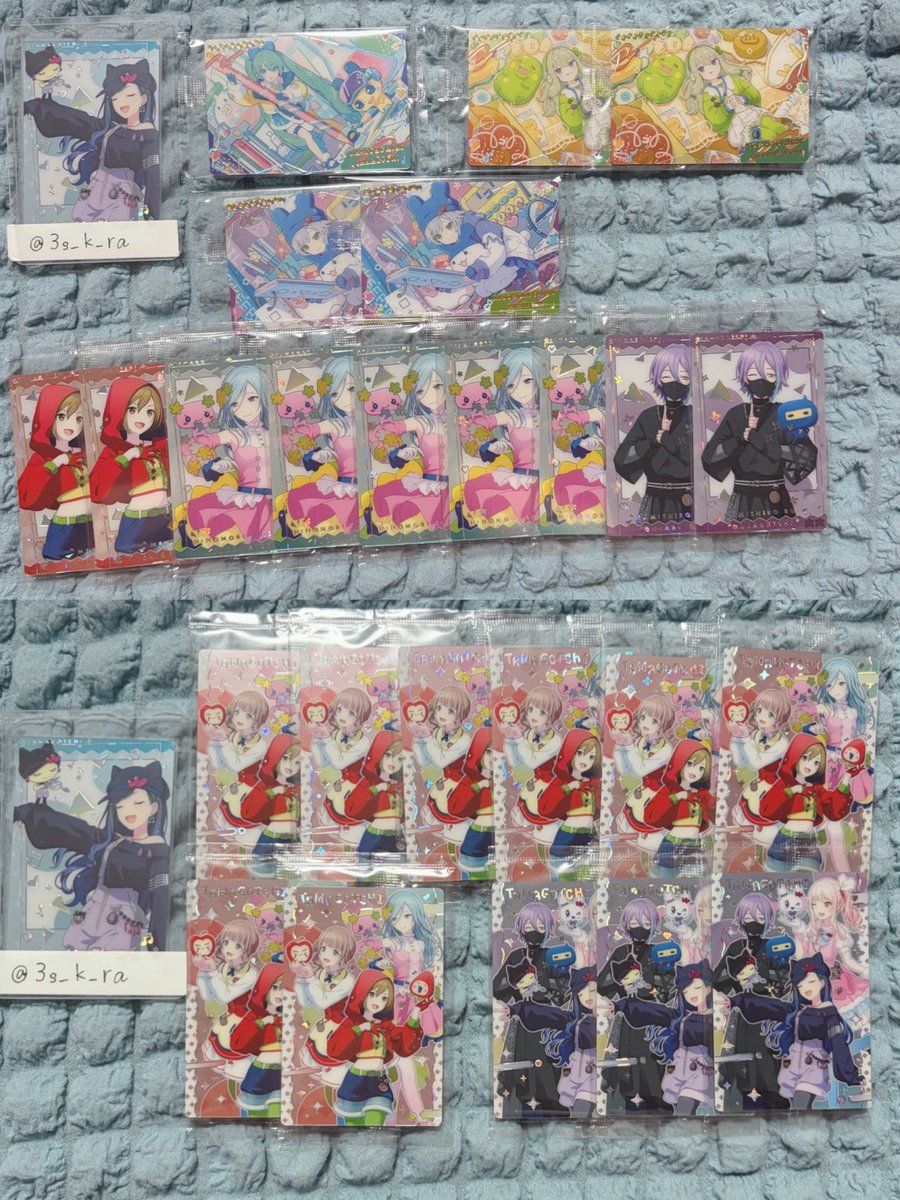 3s_k_ra's tweet photo. プロセカ　たまごっち　カードグミ　グミカ　交換　譲渡

求)同種白石杏(画像5) >>>> 〜定価＋送料

譲)画像1〜4

基本交換最優先

※お声がけはこのポストにお願い致します

検索からでもお気軽にお声掛けください🌸 https://t.co/AJ8ppmRFFT
