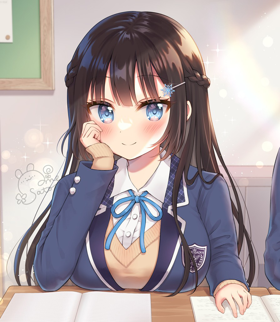 「氷ノ守さんは「私が考える最強のツンデレヒロイン」をテーマに描いてます 「あんた!」|佐糖アメ🍭✒️のイラスト