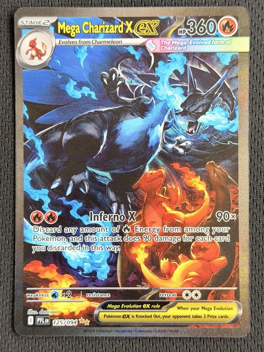 gojodotgg's tweet photo. Mew ex quietly creeping up on Mega Charizard X ex in price...

Wondering which does better long term in your opinion🤔 https://t.co/uXARGhfAu6