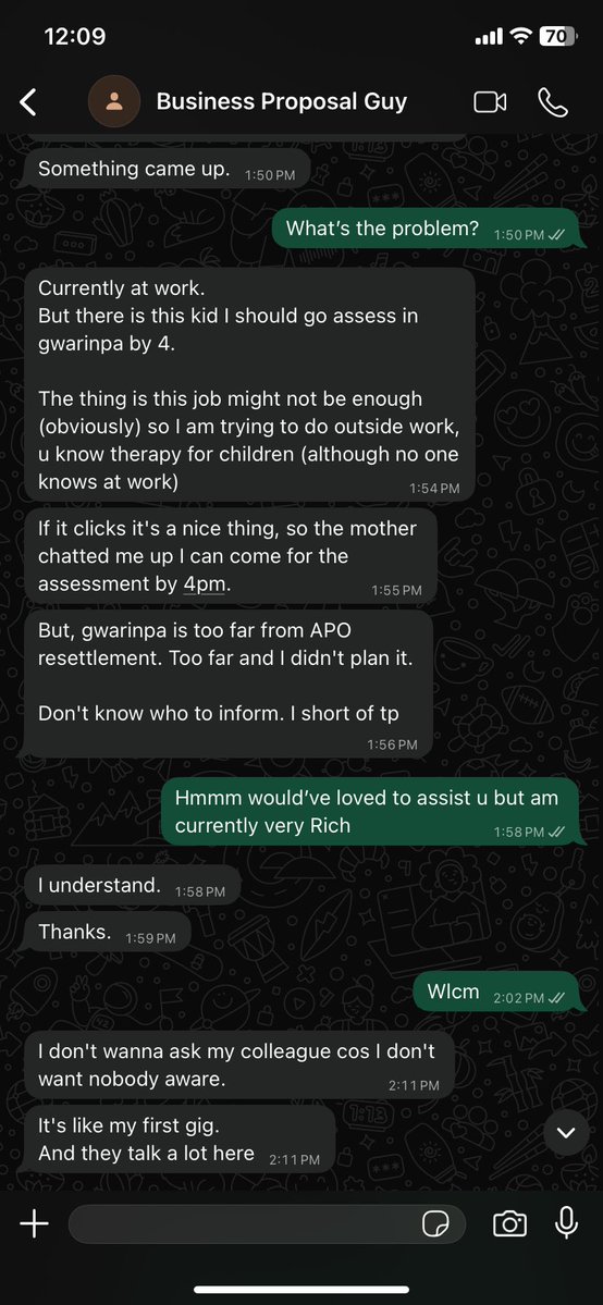 EfeSam207's tweet photo. @jon_d_doe @omimi_tejiri This particular one is the 3rd time he is billing me and this one i couldn’t assist him . If you need more evidence of men billing women then i can gladly help her provide . https://t.co/g1EYPYSAhE