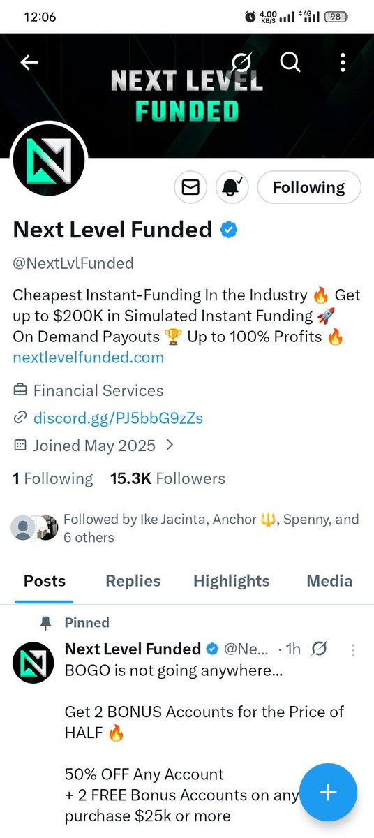 buguleague's tweet photo. @NextLvlFunded @SpencerNLF @agbapriest @SYchinwoke @Jcnwaa .
All task completed ✅ 
Like and shared ✅ 
Notification ✅ 
This is life changing opportunity and hope I'm among the chosen one, thanks for your gift to humanity 🙏 https://t.co/5NTwh5JMdr