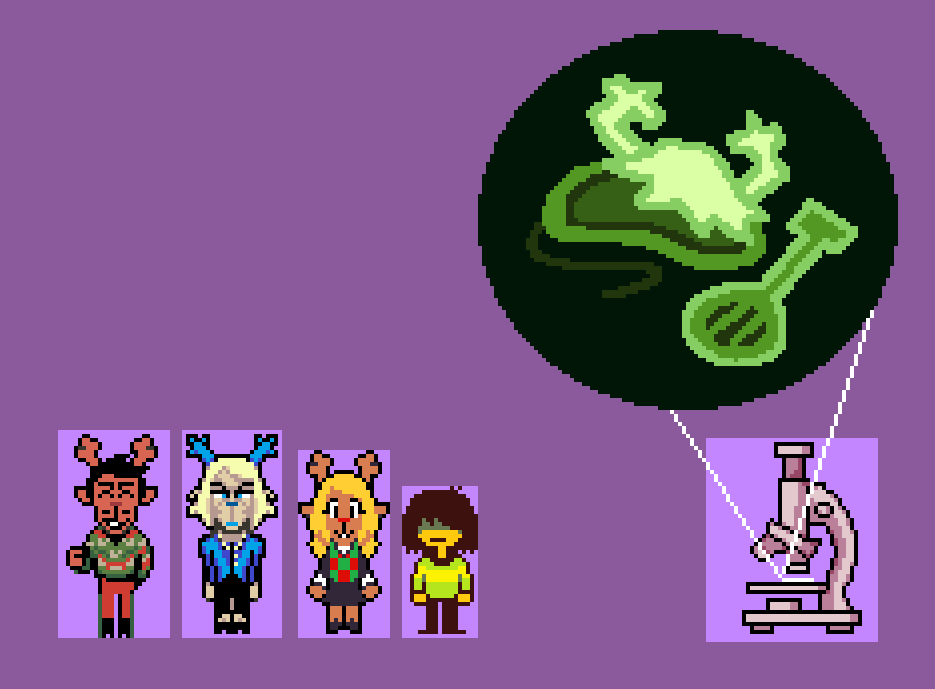 deltaruneleaks's tweet photo. First Look At Dess Holiday In Deltarune Chapter 5 https://t.co/bYRWUMWvev