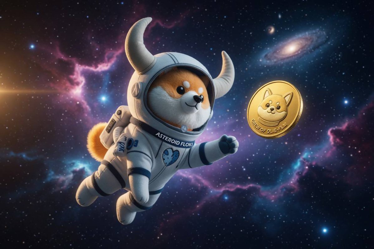 AsteroidFloki's tweet photo. Helmet stays on when you're the only dog that actually made it to space. $ASTEROIDFLOKI 🛰️ https://t.co/N96sh7yXtw