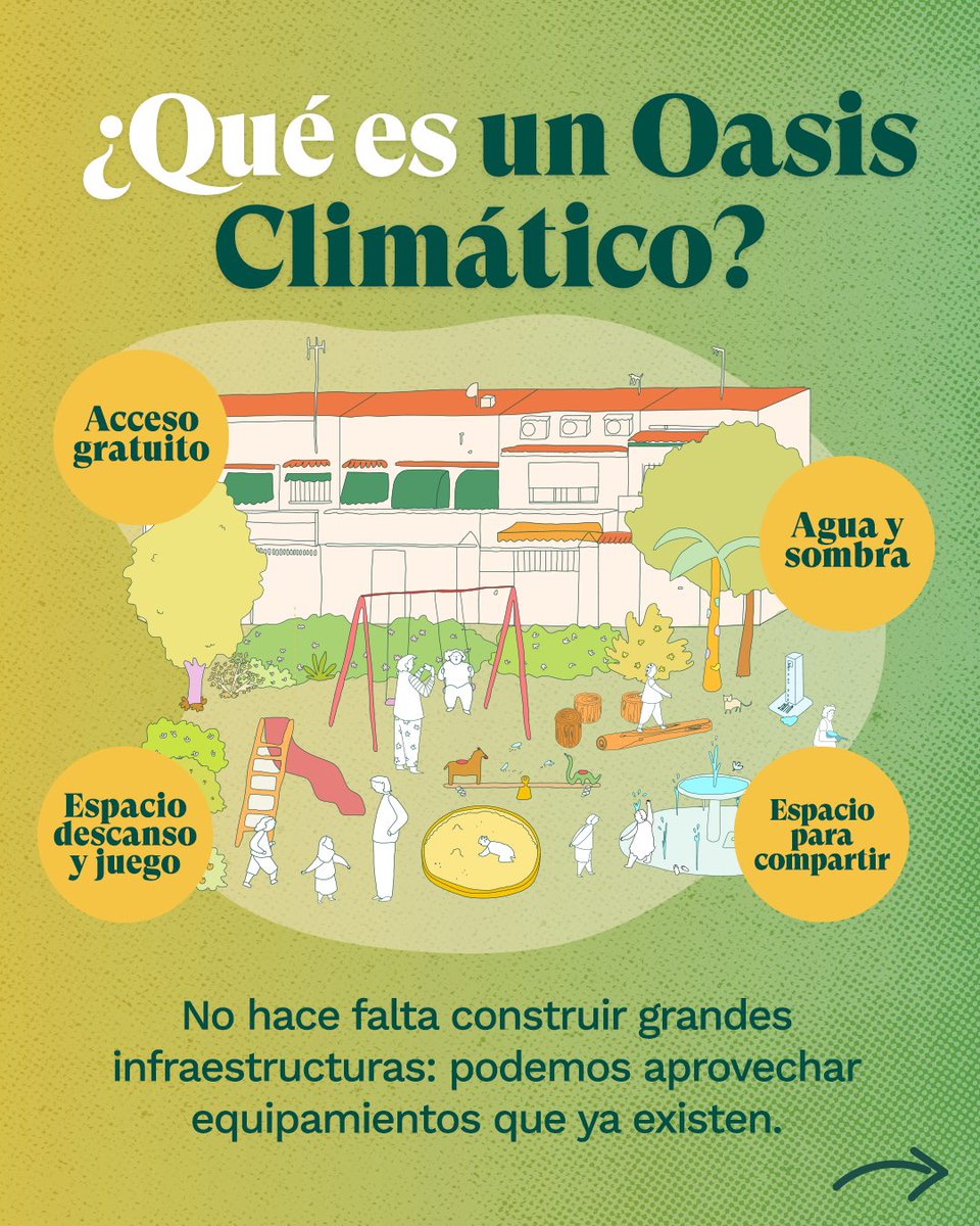 MasMadridCiudad's tweet photo. Hoy Madrid alcanzará los 40º C y Almeida, desde su despacho o su coche oficial con el aire acondicionado a todo trapo, no hace nada.

Queremos adaptar la ciudad a olas de calor cada vez más recurrentes y veranos más duros con una red de espacios públicos adaptados a las altas temperaturas.

Esta es nuestra propuesta de Red de Oasis Climáticos: