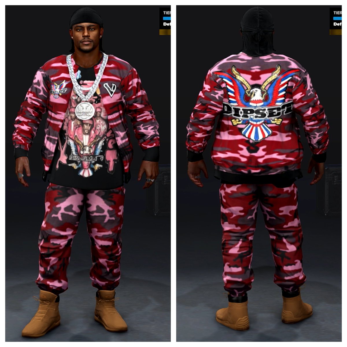 CJ_CAD50's tweet photo. Cam'Ron now available in #wwe2k26
.
Tags:
#DJ2k26
#CAD50 
#Wrestlebars 
.
@Mr_Camron
@DefJam
@WWEGames 
@wrestlebars
@cornellgunter_
.
.
#DefJamWorldWar #CamRon #Dipset #scorpionsoldiergaming   #DefJam2k26 #defjam #wwegames https://t.co/itZ5YoxOB9