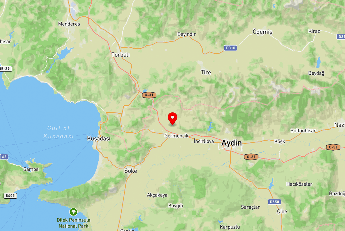 autodeprem's tweet photo. 🌍 #deprem #depremoldu #sondakika #sallandı #Aydın

📢 HIDIRBEYLI-GERMENCIK (AYDIN)
Büyüklük: 3.8
Derinlik: 7.6 km
Tarih: 2026-06-23 14:04
Konum: https://t.co/pmYXEE8U7n
Detaylı Bilgi: https://t.co/gbb1pzxloR
Veri Merkezi: KANDILLI https://t.co/9ZcKfIkVeO
