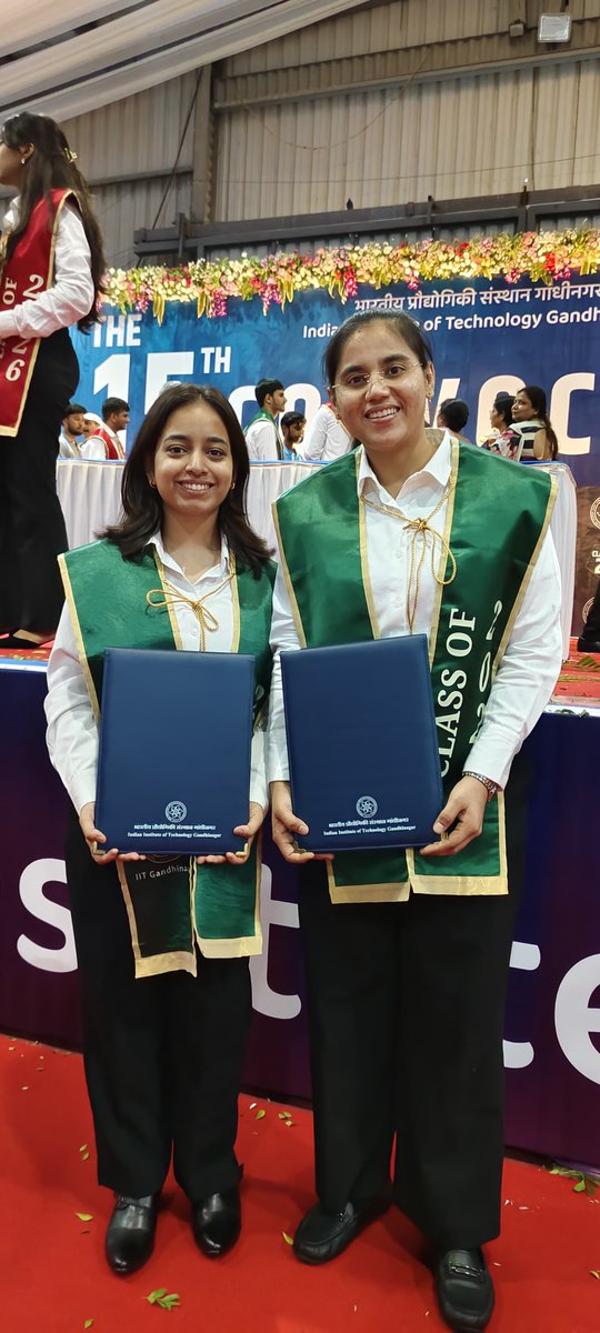 AshuCompBio's tweet photo. Aditi and Vaishnavi, the two very talented M Tech students working in our lab, graduated recently. Both of them have secured PhD admission at excellent Institutions and will start soon. The CLOCK lab @iitgncompbio is extremely proud of their achievements. Our Best wishes to both. https://t.co/w973pArGHt