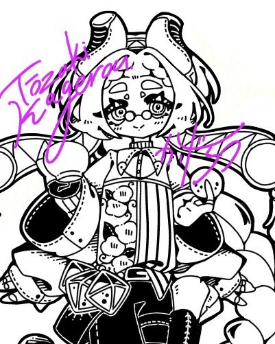 Kagerou_sieben's tweet photo. かまくらちゃんの線画できた！！！
色塗りします！！！ https://t.co/EUqIip0fho