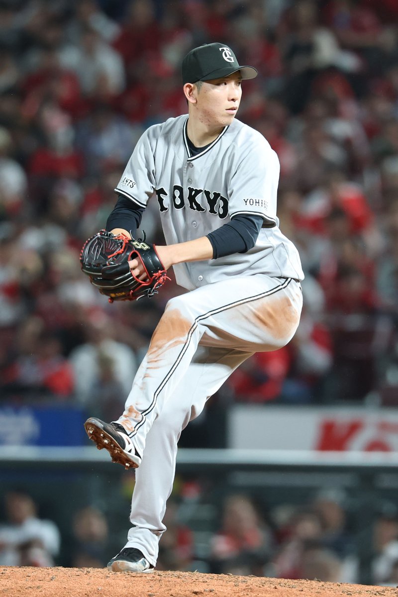 TokyoGiants's tweet photo. 【七回裏】巨人 7-1 広島

#戸郷翔征 投手が一死満塁のピンチを招いた場面で降板。 https://t.co/XwNpDnEdB8