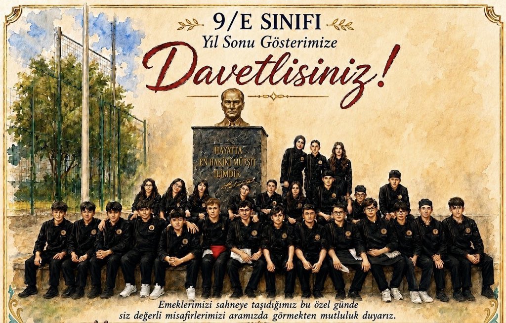 etiler_mtal's tweet photo. 2025-2026 Dönem Sonu Kültür, Sanat ve Spor Faaliyetleri Haftası kapsamında 9-E sınıfımız yıl sonu gösterisi düzenlemiştir. Sevgili öğrencilerimize ve emeği geçen öğretmenimize teşekkür ederiz. @istanbulilmem @BesiktasMEM https://t.co/7oTZatAIBu