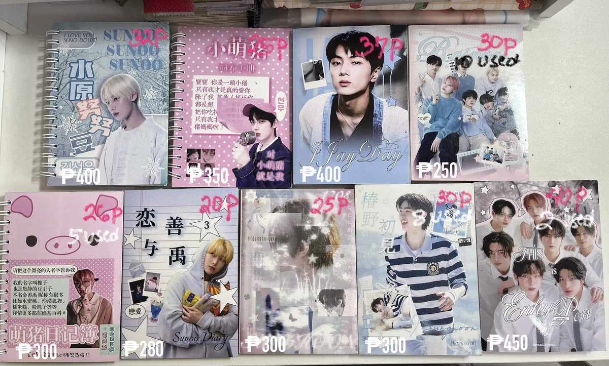ipuensun's tweet photo. wts lfb enhypen sticker book

• price &amp; page details on pic
• payo
• can send vid condi 

reply/dm to claim

wts lfb enhypen jay jake jungwon sunghoon sunoo ni-ki sticker book https://t.co/epjuh6QMyz