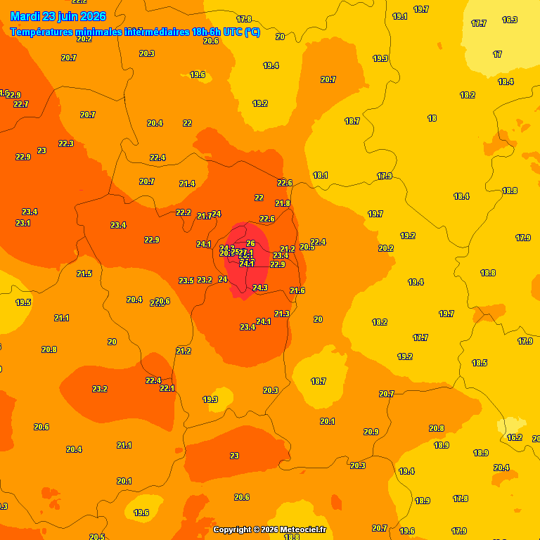 Meteovilles's tweet photo. L'îlot de chaleur urbain se remarque surtout en fin de nuit.
Hier, notre station météo de référence de Paris Centre (https://t.co/hnpCy7HCMG) relevait 38°C, comme ailleurs en Île-de-France (36 à 40°C). Mais ce matin au lever du jour, elle affichait encore 27,5°C, contre seulement 18°C localement en Seine-et-Marne !