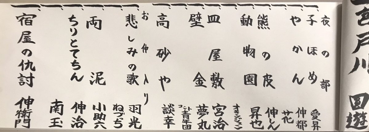 6/23の演目です。