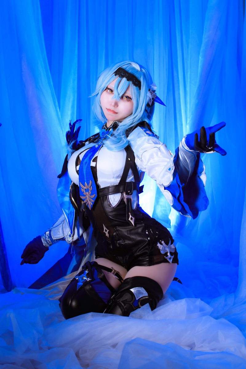 yoake_cos_'s tweet photo. ❆⋅⋅⋅⊱∘──────────∘⊰⋅⋅⋅❆
　　    　GenshinImpact
　　  エウルア・ローレンス
❆⋅⋅⋅⊱∘──────────∘⊰⋅⋅⋅❆

原神 コスプレ/Cosplay
📸 @taketo49p さま https://t.co/TnqNVC1Fuo