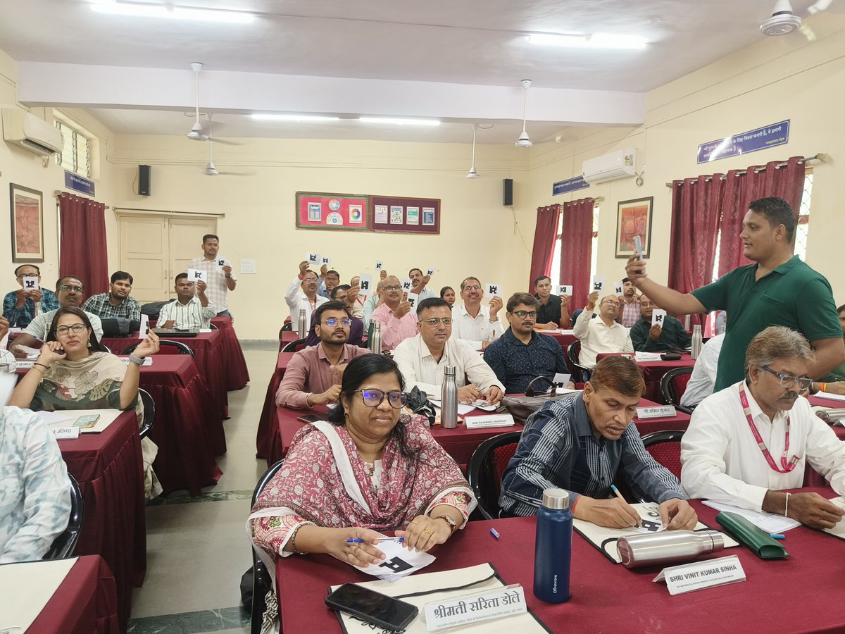 ZIETMUMBAI's tweet photo. The momentum continued on Day 2 of the workshop “Innovative Interventions in Mathematics Classrooms: A Competency-Driven Approach” at KVS ZIET Mumbai.
A day of exploration, application, collaboration, and competency-driven mathematics learning! @KVS_HQ https://t.co/ThhayydaCz