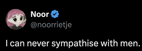 wanted4mogging's tweet photo. this is the only part of the tweet that matters. remember that this is how women by default, across the board, are hardwired to think. you can be beheaded in the street and they'll just get the ick. something something evolutionary biology, hating weakness, etc. https://t.co/q6JNaLuZVE