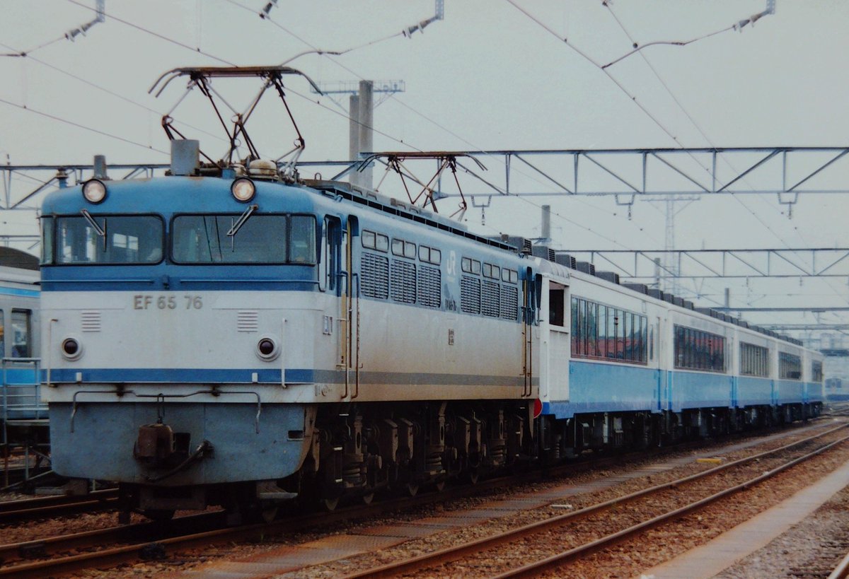 🐈️タマちゃんの、藁半紙の恩恵🐈️ ・EF65 76+アイランド