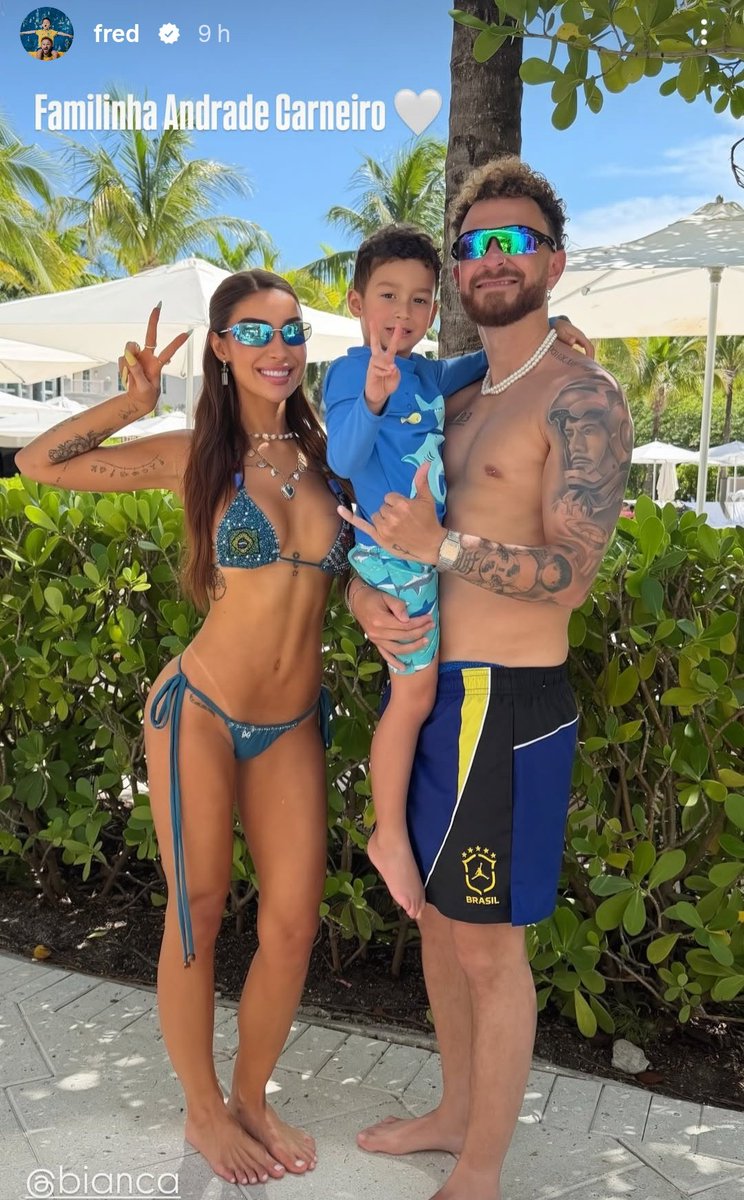 GiuliMedrado's tweet photo. Separados há mais de 4 anos, Bianca Andrade e Fred Bruno estão juntos em Miami em mini férias com o filho deles, Cris, de 4 anos. "Tudo pelo nosso pequeno", escreveu Bianca. https://t.co/ywGPN5c4J9